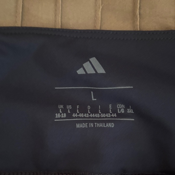 Navy Blue Skort with Adidas Logo- Large - Picture 5 of 8